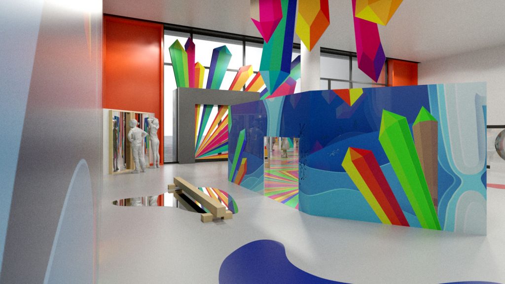 Kinder „verschwinden“ im Erlebnispfad