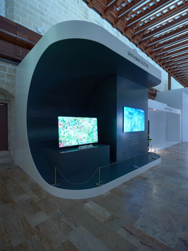 Produktshow auf der Insel