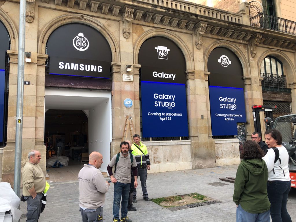 Pop-Up-Erlebnis in Barcelona