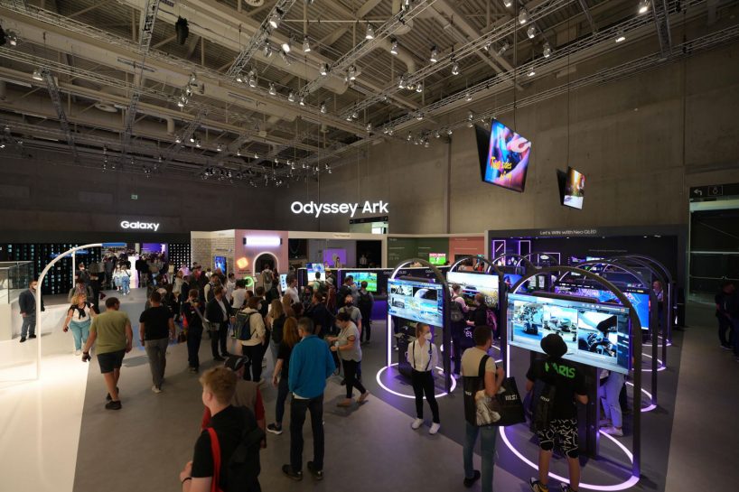 When the gamers get going, the floor shakes!