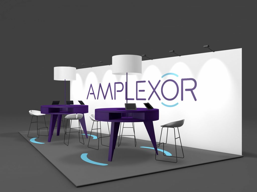 Re-Brand auf dem Messestand