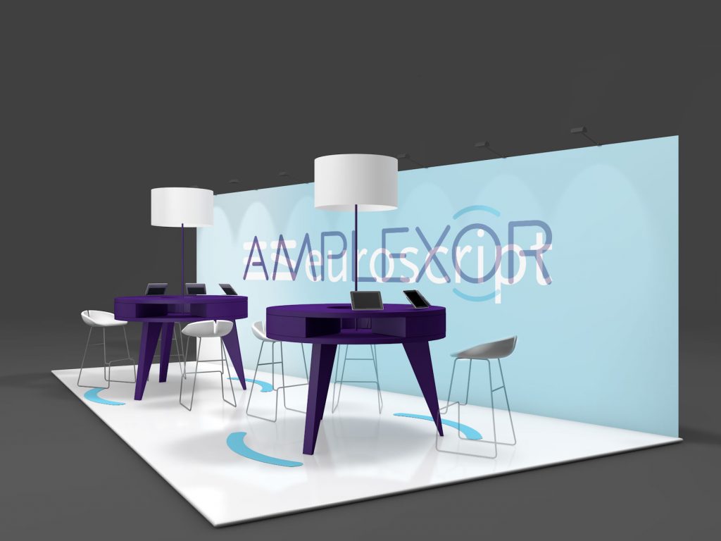 Re-Brand auf dem Messestand