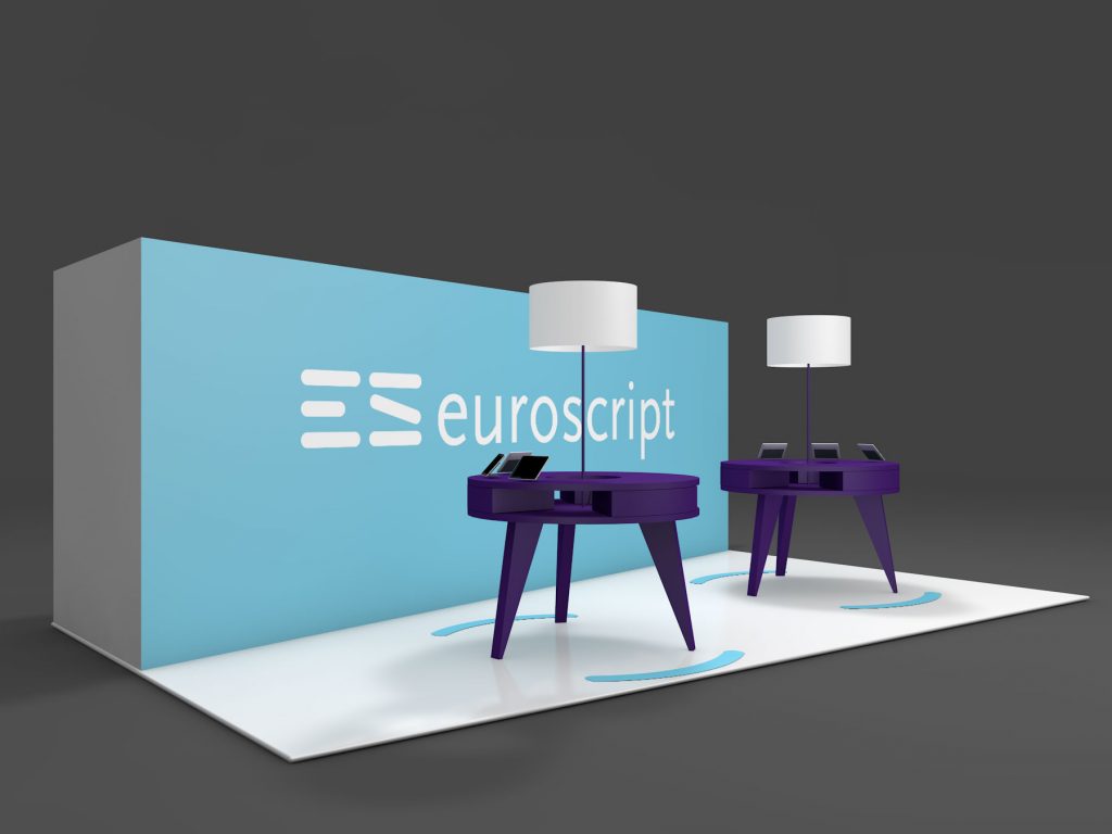 Re-Brand auf dem Messestand