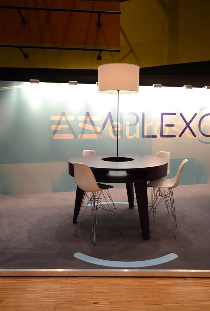 Re-Brand auf dem Messestand