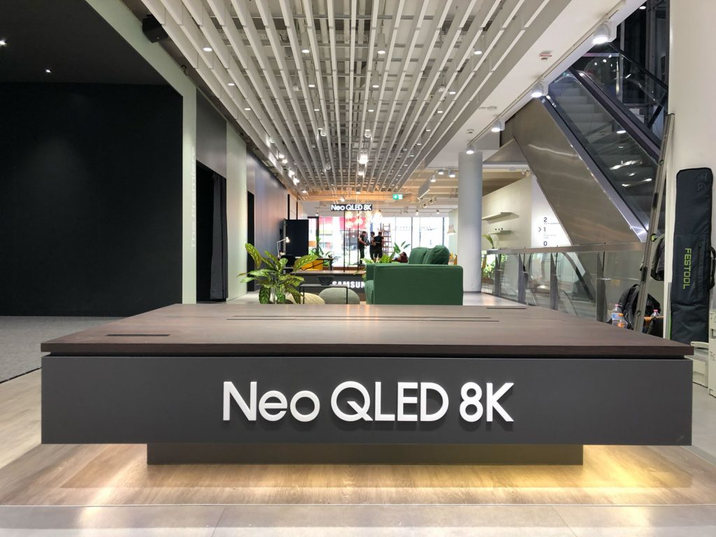 Ein Laden ohne Produkte