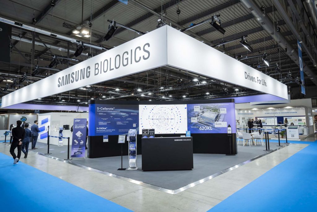 Messestand unter Corona Bedingungen