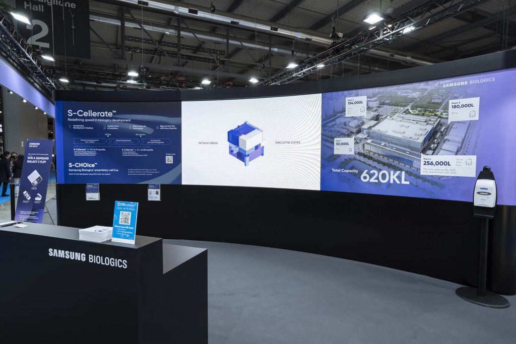 Messestand unter Corona Bedingungen