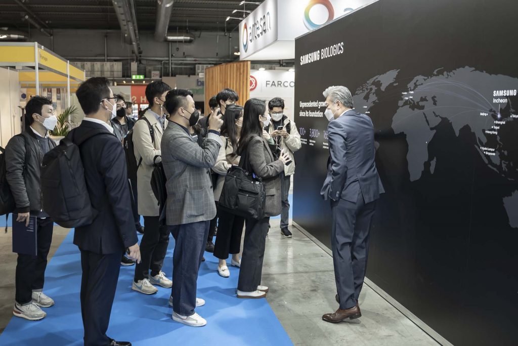 Messestand unter Corona Bedingungen