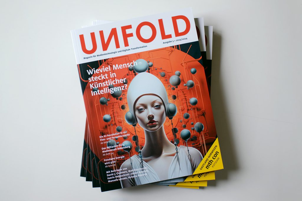 UNFOLD number five: How much human is there in artificial intelligence?UNFOLD Nummer Fünf: Wieviel Mensch steckt in Künstlicher Intelligenz? 