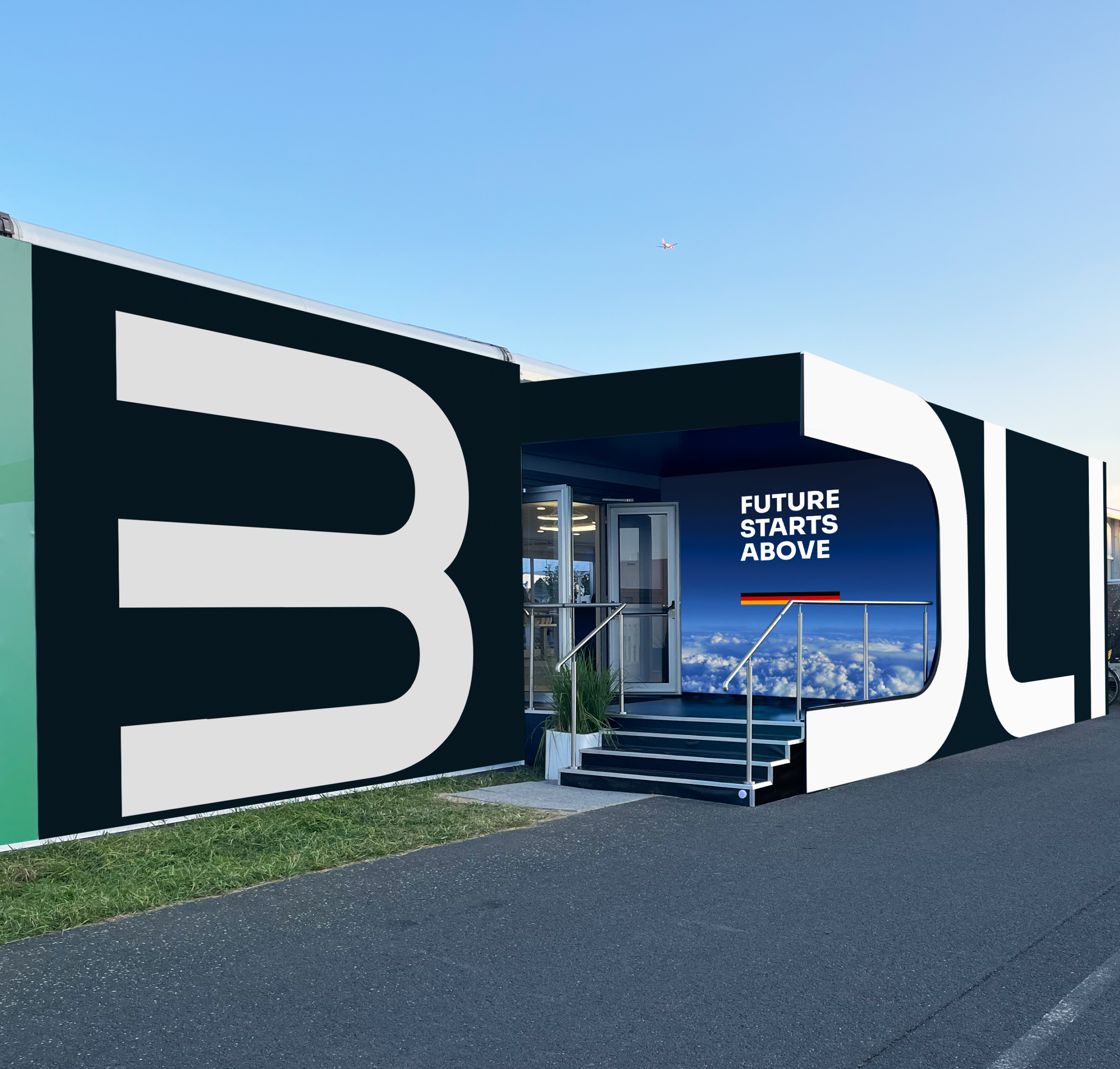 Begehbare Kampagne: „Future starts above“